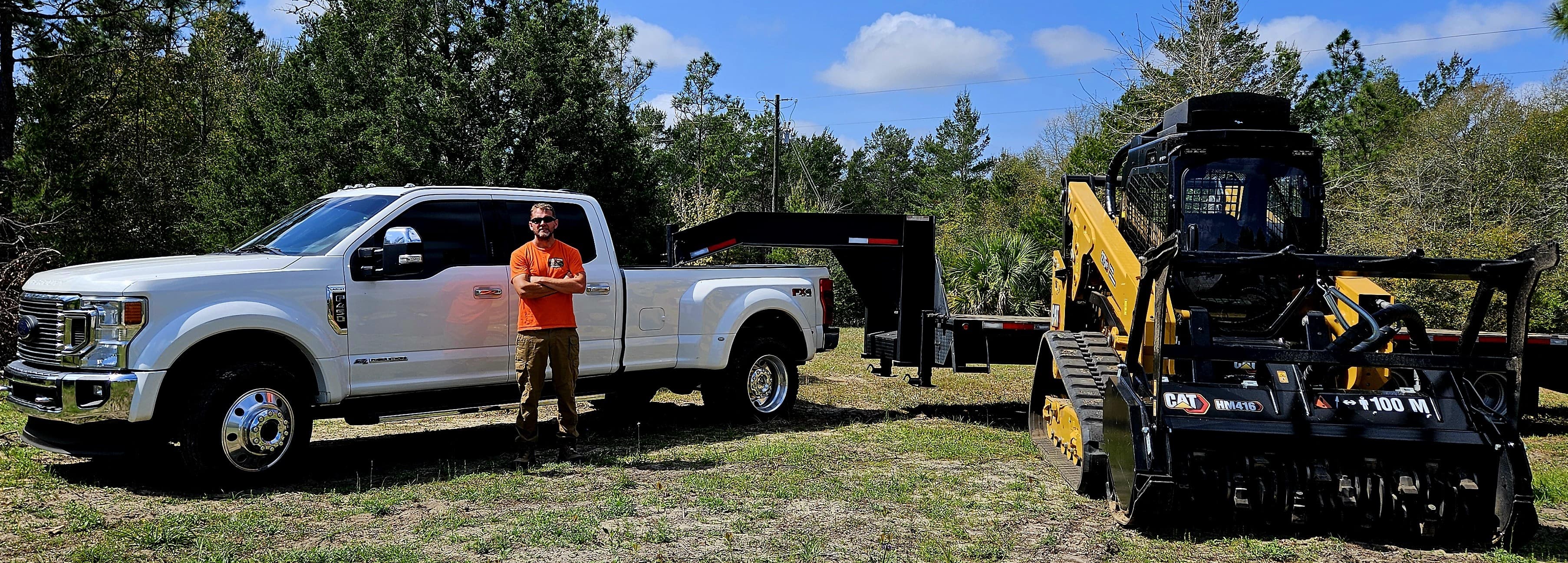 The Freedom Forestry crew - Andrew, Brenda, Tim, and Frank